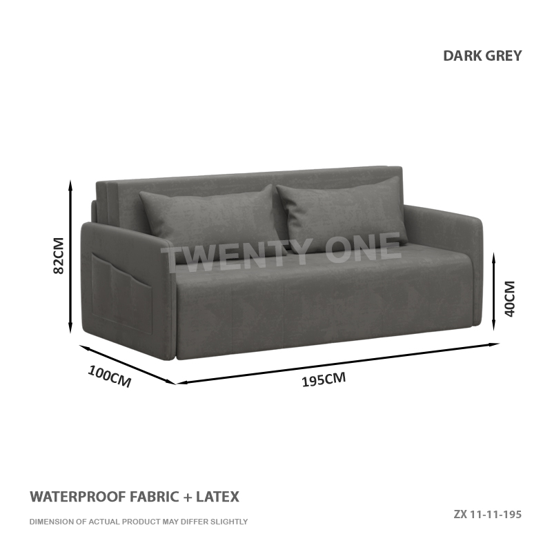 195CM  STORAGE SOFABED 1 b copy